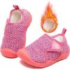 imageGUBARUN Toddler Boys Girls Sneakers Kids Lightweight Tennis Shoes BreathablePlushhot Pink