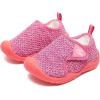 imageGUBARUN Toddler Boys Girls Sneakers Kids Lightweight Tennis Shoes BreathablePlushhot Pink