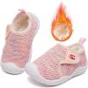 imageGUBARUN Toddler Boys Girls Sneakers Kids Lightweight Tennis Shoes BreathablePlushpink