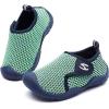 imageGUBARUN Toddler Boys Girls Sneakers Kids Lightweight Tennis Shoes BreathableShiny Green