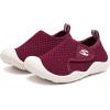 imageGUBARUN Toddler Boys Girls Sneakers Kids Lightweight Tennis Shoes BreathableWine Red