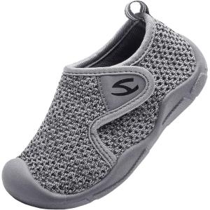 imageGUBARUN Toddler Boys Girls Sneakers Kids Lightweight Tennis Shoes BreathableGrey