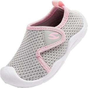 imageGUBARUN Toddler Boys Girls Sneakers Kids Lightweight Tennis Shoes BreathableGrey Pink