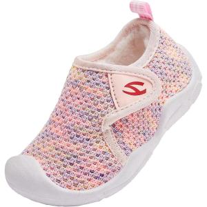 imageGUBARUN Toddler Boys Girls Sneakers Kids Lightweight Tennis Shoes BreathablePlushpink