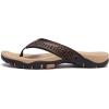 imageGUBARUN Mens Sport Flip Flops Comfort Casual Thong Sandals OutdoorLbrown