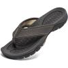 imageGUBARUN Mens Sport Flip Flops Comfort Casual Thong Sandals Outdoor81brown
