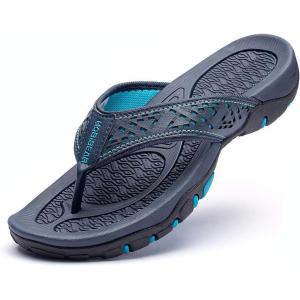 imageGUBARUN Mens Sport Flip Flops Comfort Casual Thong Sandals OutdoorBlue