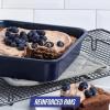 imageBlue Diamond Bakeware Diamond Infused Nonstick 5 Piece Baking Set with 13x18inch Baking Sheet13x9inch Cookie Sheet 12 Cup Muffin Pan Square Cake Pan ampamp Loaf Pan DishwasherFreezer Safe PFASFree5 Piece Baking Set with Cookie Sheets