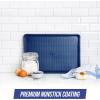 imageBlue Diamond Bakeware Diamond Infused Nonstick 5 Piece Baking Set with 13x18inch Baking Sheet13x9inch Cookie Sheet 12 Cup Muffin Pan Square Cake Pan ampamp Loaf Pan DishwasherFreezer Safe PFASFree13 x 9 Quarter Cookie Sheet Baking Pan
