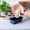 imageBlue Diamond Bakeware Diamond Infused Nonstick 5 Piece Baking Set with 13x18inch Baking Sheet13x9inch Cookie Sheet 12 Cup Muffin Pan Square Cake Pan ampamp Loaf Pan DishwasherFreezer Safe PFASFree9 Loaf Pan for Cake Bread Meatloaf and More