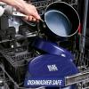 imageBlue Diamond Cookware 2QT Saucepan Pot with Lid Diamond Infused Ceramic Nonstick PFAS and PFOAFree Dishwasher Safe Oven Safe Durable Versatile Easy Clean Even Heating Blue1QT  2 QT Saucepan Set