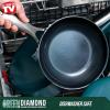 imageBlue Diamond Cookware Mini Egg Fry Pan Skillet Diamond Infused Healthy Ceramic Nonstick PFAS ampamp PFOAFree Dishwasher Safe Oven Safe Even Heating Easy Clean Warp Control BlueGreen