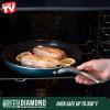 imageBlue Diamond Cookware Mini Egg Fry Pan Skillet Diamond Infused Healthy Ceramic Nonstick PFAS ampamp PFOAFree Dishwasher Safe Oven Safe Even Heating Easy Clean Warp Control BlueGreen