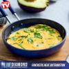 imageBlue Diamond Cookware Mini Egg Fry Pan Skillet Diamond Infused Healthy Ceramic Nonstick PFAS ampamp PFOAFree Dishwasher Safe Oven Safe Even Heating Easy Clean Warp Control BlueBlue