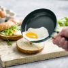 imageBlue Diamond Cookware Mini Egg Fry Pan Skillet Diamond Infused Healthy Ceramic Nonstick PFAS ampamp PFOAFree Dishwasher Safe Oven Safe Even Heating Easy Clean Warp Control BlueGreen