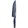imageBlue Diamond Sharp Stone Nonstick Stainless Steel Cutlery 8quot Chef Knife with Cover Diamond Texture Blade Dishwasher Safe Knives Blue8
