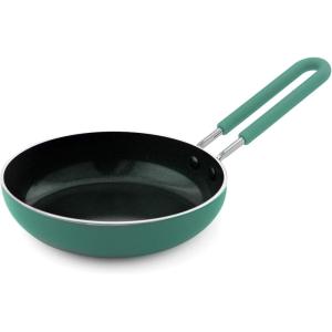 imageBlue Diamond Cookware Mini Egg Fry Pan Skillet Diamond Infused Healthy Ceramic Nonstick PFAS ampamp PFOAFree Dishwasher Safe Oven Safe Even Heating Easy Clean Warp Control BlueGreen