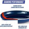 imageBlue Diamond 11quot Grill Genie Pan Diamond Infused Ceramic Nonstick with Lid PFOA and PFASFree Dishwasher ampamp Oven Safe Durable Cookware for Indoor Grilling Searing Versatile Cooking Blue11 Grill Genie Pan with Lid