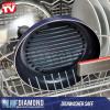 imageBlue Diamond 11quot Grill Genie Pan Diamond Infused Ceramic Nonstick with Lid PFOA and PFASFree Dishwasher ampamp Oven Safe Durable Cookware for Indoor Grilling Searing Versatile Cooking Blue11 Grill Genie Pan with Helper Handles