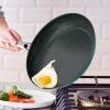 imageBlue Diamond Cookware Diamond Infused Ceramic Nonstick 10quot Frying Pan Skillet with Lid PFASFree Dishwasher Safe Oven Safe GreenGreen