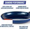 imageBlue Diamond Cookware Diamond Infused Ceramic Nonstick 8quot Frying Pan Skillet Induction PFASFree Dishwasher Safe Oven Safe BlueBlue