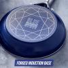 imageBlue Diamond Cookware Diamond Infused Ceramic Nonstick 8quot Frying Pan Skillet Induction PFASFree Dishwasher Safe Oven Safe BlueBlue