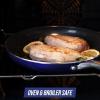 imageBlue Diamond Cookware Diamond Infused Ceramic Nonstick 8quot Frying Pan Skillet Induction PFASFree Dishwasher Safe Oven Safe BlueBlue