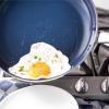 imageBlue Diamond Cookware Diamond Infused Ceramic Nonstick 8quot Frying Pan Skillet Induction PFASFree Dishwasher Safe Oven Safe BlueBlue