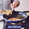 imageBlue Diamond Cookware Diamond Infused Ceramic Nonstick 8quot Frying Pan Skillet Induction PFASFree Dishwasher Safe Oven Safe BlueBlue