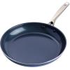 imageBlue Diamond Cookware Diamond Infused Ceramic Nonstick 8quot Frying Pan Skillet Induction PFASFree Dishwasher Safe Oven Safe BlueBlue