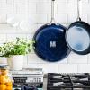 imageBlue Diamond Cookware Diamond Infused Ceramic Nonstick 8quot Frying Pan Skillet Induction PFASFree Dishwasher Safe Oven Safe BlueBlue