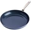 imageBlue Diamond Cookware Diamond Infused Ceramic Nonstick 8quot Frying Pan Skillet Induction PFASFree Dishwasher Safe Oven Safe BlueBlue