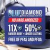 imageBlue Diamond Cookware Hard Anodized Ceramic Nonstick 10quot Frying Pan Skillet PFASFree Dishwasher Safe Oven Safe GreyBlue