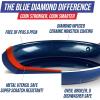 imageBlue Diamond Cookware Hard Anodized Ceramic Nonstick 10quot Frying Pan Skillet PFASFree Dishwasher Safe Oven Safe GreyBlue