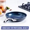 imageBlue Diamond Cookware Hard Anodized Ceramic Nonstick 10quot Frying Pan Skillet PFASFree Dishwasher Safe Oven Safe GreyBlue