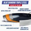 imageBlue Diamond Cookware TriPly Stainless Steel Ceramic Nonstick 7 Piece Cookware Pots and Pans Set PFASFree Multi Clad Induction Dishwasher Safe Oven Safe Silver15 Piece Cookware Pots and Pans Set