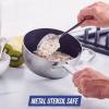 imageBlue Diamond Cookware TriPly Stainless Steel Ceramic Nonstick 7 Piece Cookware Pots and Pans Set PFASFree Multi Clad Induction Dishwasher Safe Oven Safe Silver11 Piece Cookware Pots and Pans Set