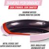 imageBlue Diamond Frying Pan 8 Skillet Diamond Infused Healthy Ceramic Nonstick PFAS and PFOAFree Dishwasher and Oven Safe Even Heating Metal Utensil Safe Warp Control Base BluePink