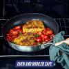imageBlue Diamond TriPly Stainless Steel Ceramic Nonstick Frying Pan Skillet 8 Inch PFOAFree PFASFree Multi Clad Induction Dishwasher Safe Oven Safe Healthy Cooking Silver95 Frying Pan Skillet