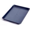 imageBlue Diamond 2Piece Half and Quarter Baking Sheet Set NonToxic PFAS ampamp PFOAFree Diamond Infused Ceramic Nonstick Oven ampamp Freezer Safe Dishwasher Safe Even Heating Metal Utensil Safe Blue19 x 13 Half Baking Sheet