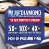 imageBlue Diamond 20 x 105 Extra Large Electric Griddle Healthy Ceramic Nonstick Surface NonToxic PFASFree Temperature Control Family Friendly Removable Drip Tray Easy Clean Graphite