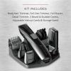 imageRemington Head to Toe Advanced Rechargeable Powered Body Groomer Kit Beard Trimmer 10 Pieces 63 Inch Black
