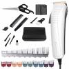 imageRemington DIY Fade Titanium Haircut 24PieceKit with Japanese Grade Steel Blades 19 Precision Combs to Easily Blend ampamp Fade Hair for a Variety of Styles Easy Maintenance and CleaningWhite