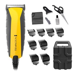 imageRemington HC5850 Virtually Indestructible Haircut Kit ampamp Beard Trimmer Hair Clippers for Men Colors Vary 15 Piece Set Pack of 1
