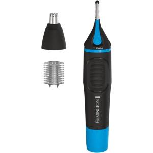 imageRemington Nose Ear ampamp Detail Trimmer with CLEANBoost Technology for Easy Washing Eyebrow Trimming Comb Attachment BlackBlue