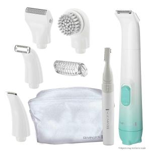 imageRemington Smooth ampamp Silky Body ampamp Bikini Kit Cordless bikini trimmer and shaver for women Waterproof for grooming in the shower WhiteGreen