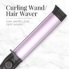 imageREMINGTON Curling WandHair Waver Oval Barrel for Deep Waves CI50U3BlackPurple Straight Barrel