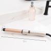 imageREMINGTON Shine Therapy Argan Oil ampamp Keratin Infused 1 Inch Straight Barrel Curling Wand for Loose Waves Includes Heat GloveChampagne