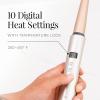 imageREMINGTON Shine Therapy Argan Oil ampamp Keratin Infused 1 Inch Straight Barrel Curling Wand for Loose Waves Includes Heat GloveChampagne