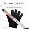 imageREMINGTON Shine Therapy Argan Oil ampamp Keratin Infused 1 Inch Straight Barrel Curling Wand for Loose Waves Includes Heat GloveChampagne